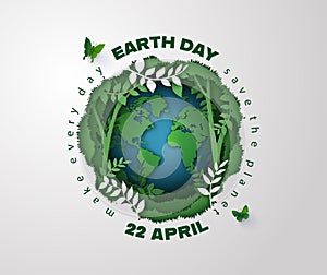 Earth day concept