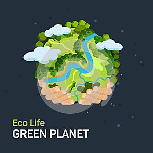 Earth day concept