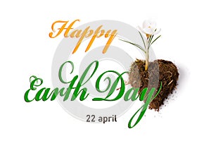 Earth Day concept. Saving environment, save clean planet, ecology. World ocean day, saving water campaign.