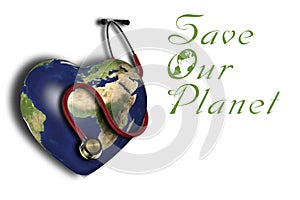 Earth Day. The concept of saving the planet