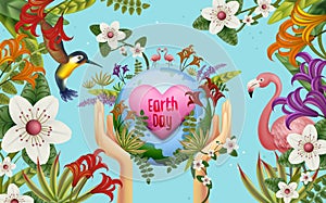 Earth day illustration