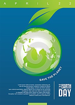 Earth day poster design