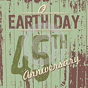 Earth Day's 45th anniversary