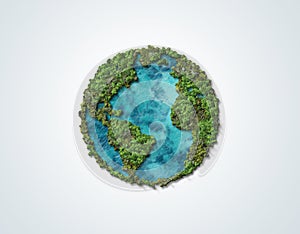 Earth Day visual Concept background.