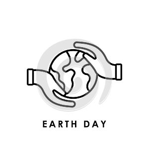Earth. Earth environment icon. Earth day icon. Earth day vector. Earth day icon sign for logo, web, app, UI