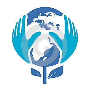 Earth environment logo