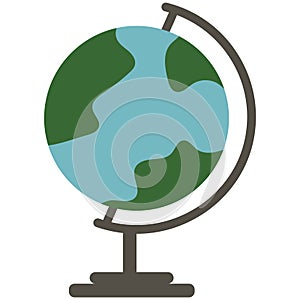 Earth glob icon vector illustration