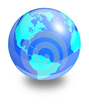 Earth globe