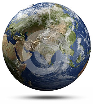 Earth globe - Asia