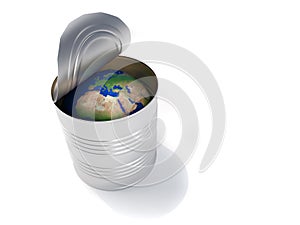 Earth globe conservation