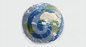 AI-Generated Earth Globe