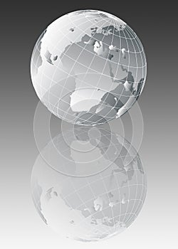 Earth globe illustration