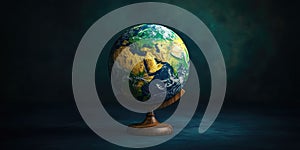 AI-Generated Earth Globe