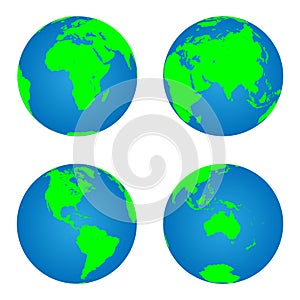 Earth globes