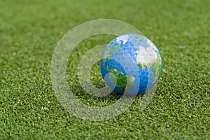 Earth golf ball