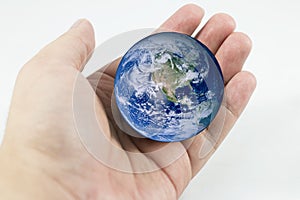 Earth in hand