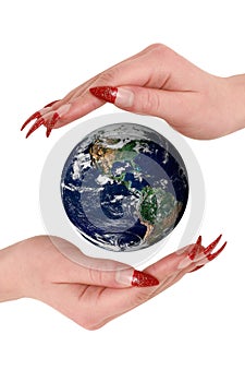 Earth in Hands