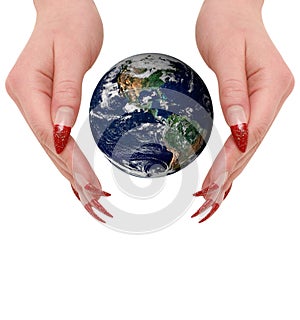 Earth in Hands