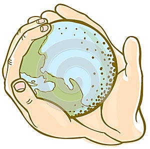 Earth hands