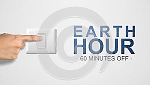 Earth Hour Concept