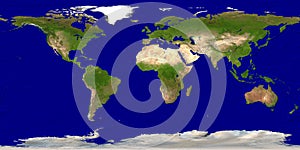 Earth map photo