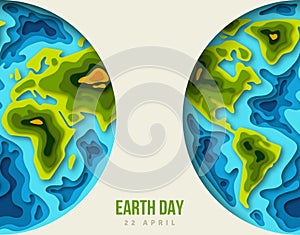 Earth planet vector illustration