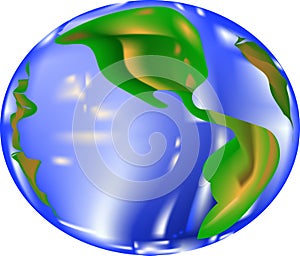 Earth planet vector