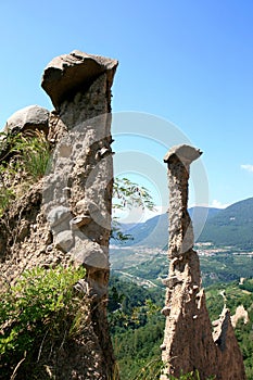 Earth Pyramids of Segonzano, Italian Dolomites