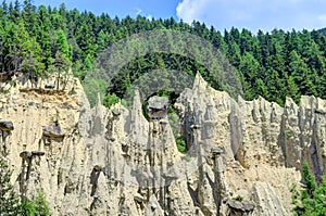 Earth pyramids in South Tyrol, Italy