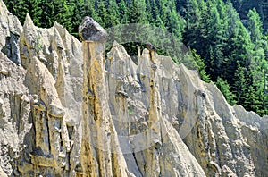 Earth pyramids in South Tyrol, Italy
