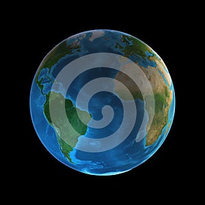 Earth rotation, realistic earh, 3d earth, globe, global, world, space