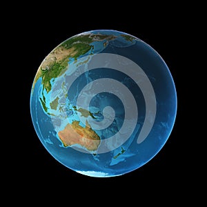 Earth rotation, realistic earh, 3d earth, globe, global, world, space