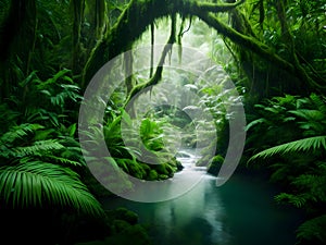 Earth\'s oldest living ecosystem, tranquil Rainforest