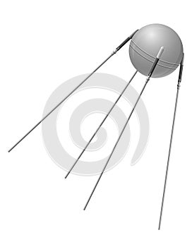 Earth satellite sputnik vector illustration photo