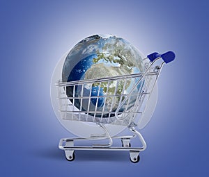 Earth in the shopping trolley