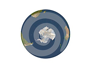 Earth Showing Antarctica