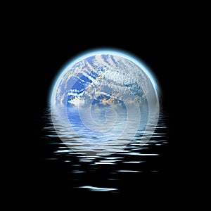 Earth submerged