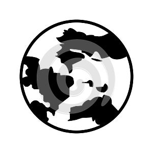 Earth symbol. Earth icon. Globe,World icon. Best modern flat pictogram illustration sign for web and mobile apps.