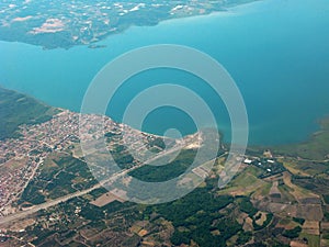 Earth view out of plane