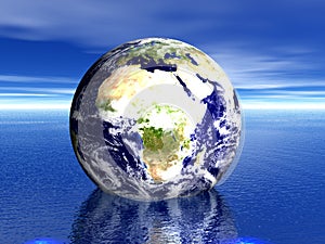 Earth in water! AFRICA