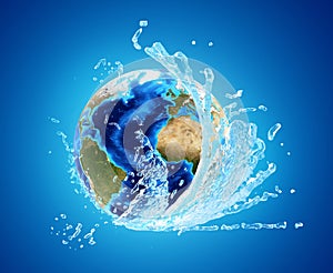 Earth and water