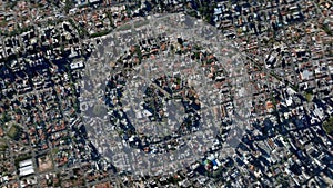 Earth Zoom from Curitiba City - Brazil