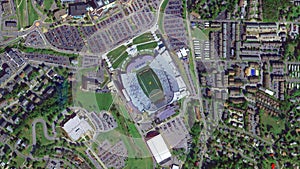 Earth Zoom from Milan Puskar Stadium - Morgantown - West Virginia - USA