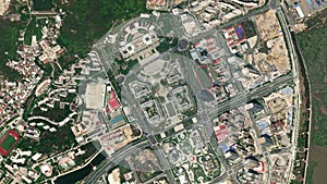 Earth zoom in from space to Quanzhou, China in Municipal Government