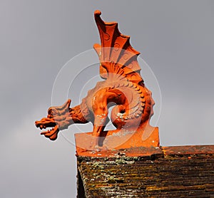 Earthenware Dragon on a roof