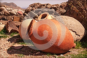 Earthenware, jug, for wine, qvevri, Georgia