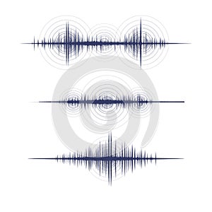 earthquake icon vector illustration