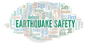 Earthquake Safety word cloud.
