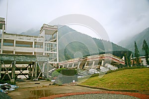 The earthquake site in Xuan Kou middle school