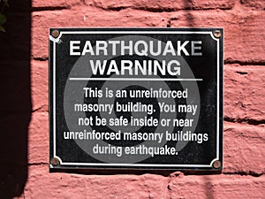 Earthquake warning